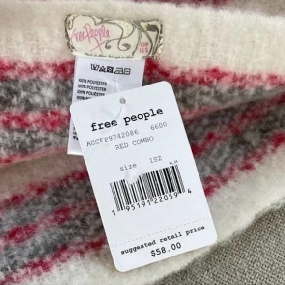 Free People Racer Stripe Blanket Scarf - Picture 3 of 4